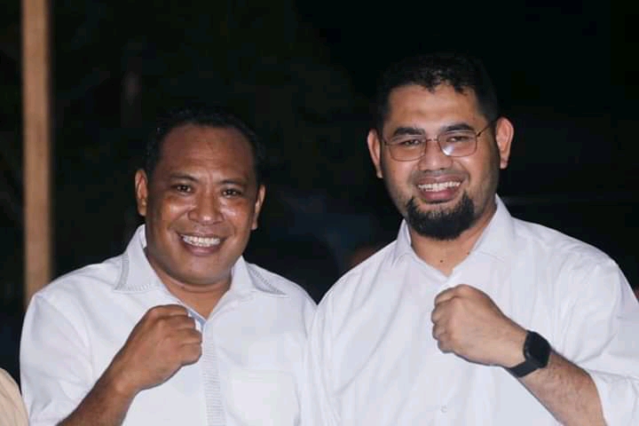 Paslon Bupati dan Wakil Bupati Halsel Periode 2021-2026 Nomor urut 2 Usman Sidik dan Hasan Ali Bassam Kasuba (Usman-Bassam). foto:istimewa