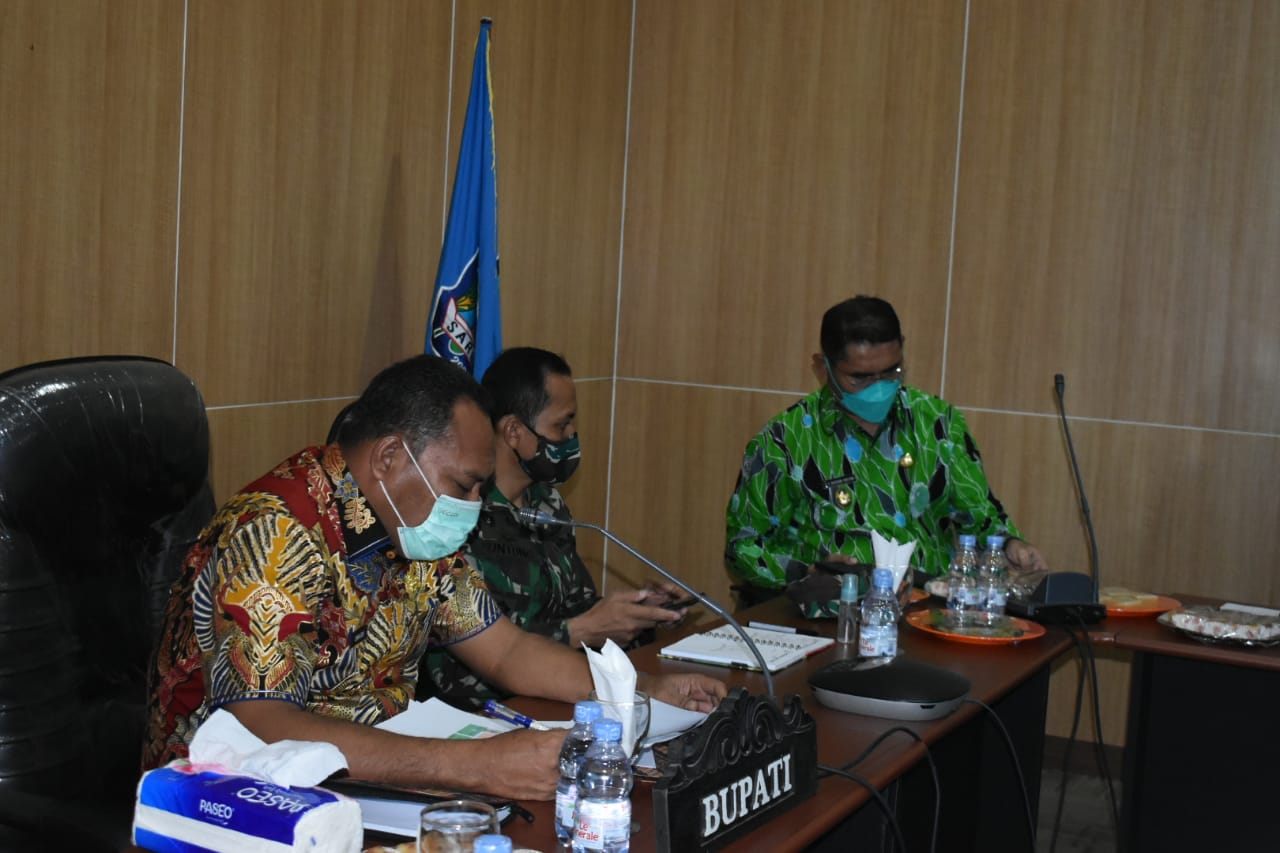 Suasana rapat koordinasi Vaksin massal. (Sadam//segmen)