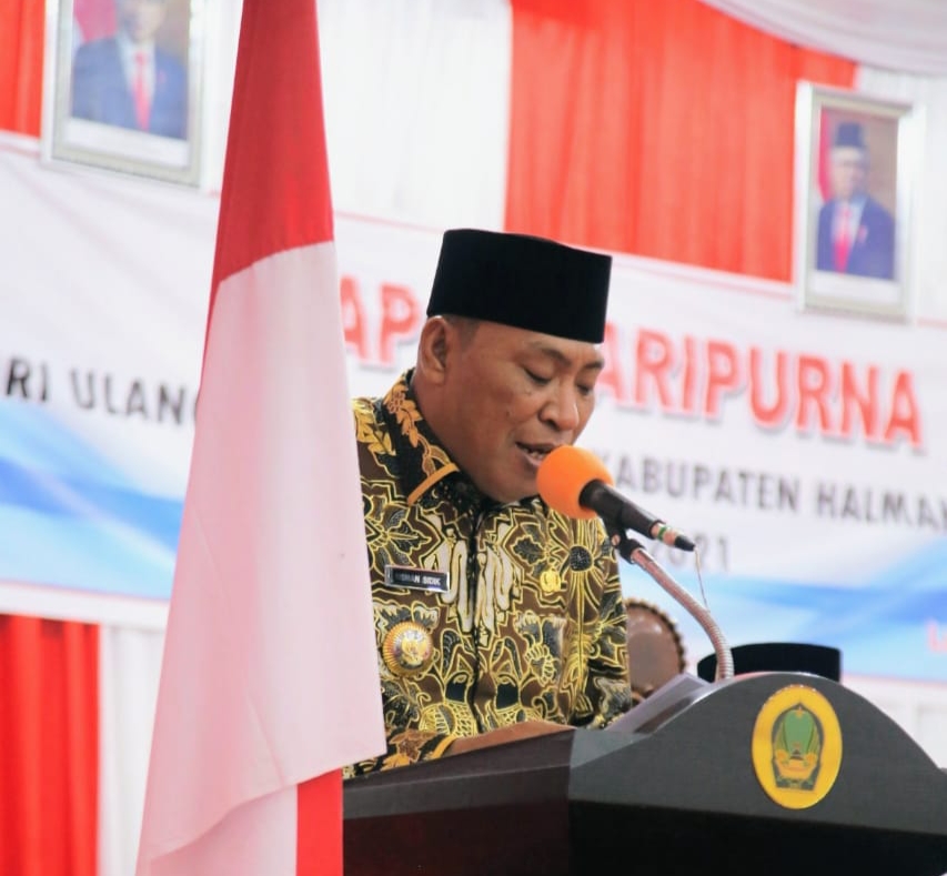 Usman Sidik Bupati Halmahera Selatan. (Sadam//segmen)