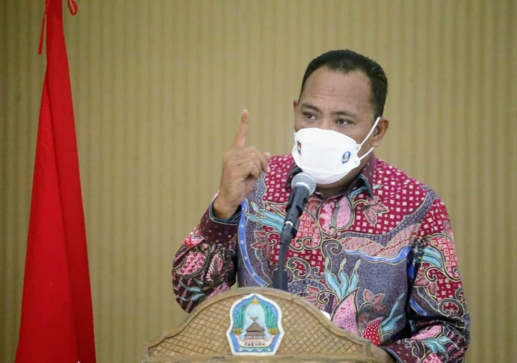 Usman Sidik Bupati Halmahera Selatan. (Sadam//segmen)