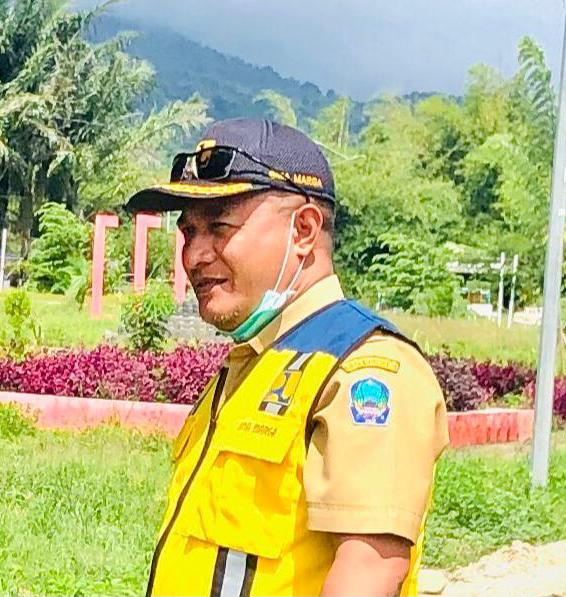 Walid Syukur, Kabid Bina Marga Dinas PUPR Halsel. (Sadam//segmen)