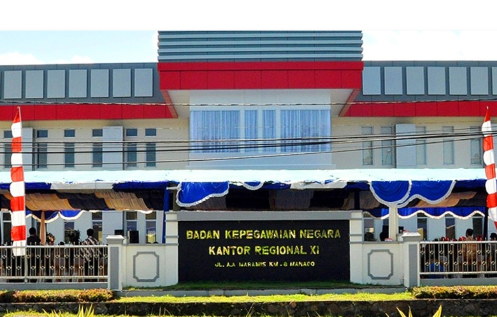Gedung Badan Kepegawaian Nasional di Manado. (Istimewa)