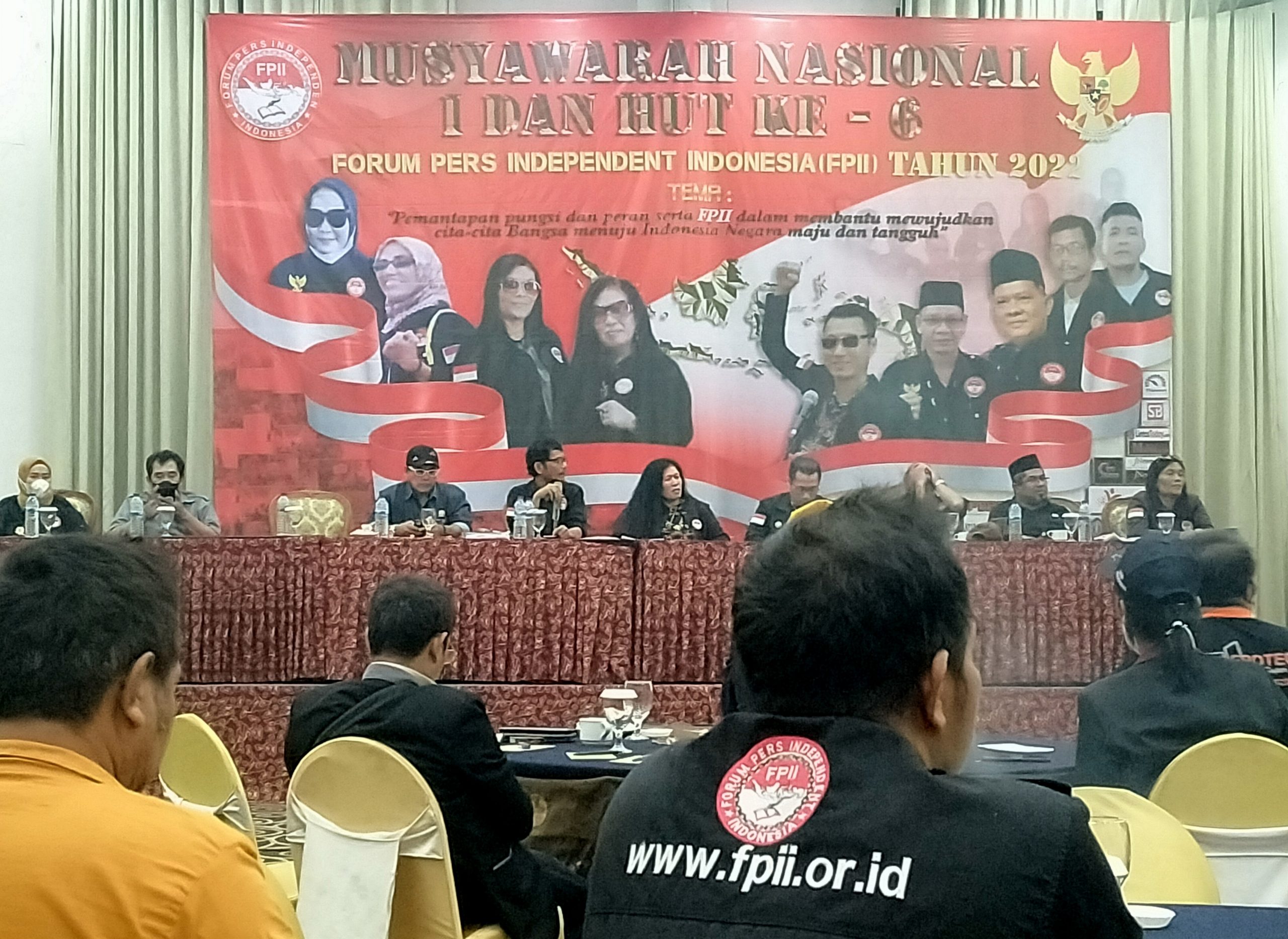 Suasana Musyawarah FPII yang berlangsung sejak Minggu - selasa, 8 Februari 2022