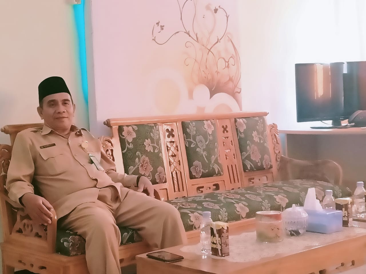 Kakankemenag Halsel, Drs H La Sengka La Dadu. (Foto,segmen)