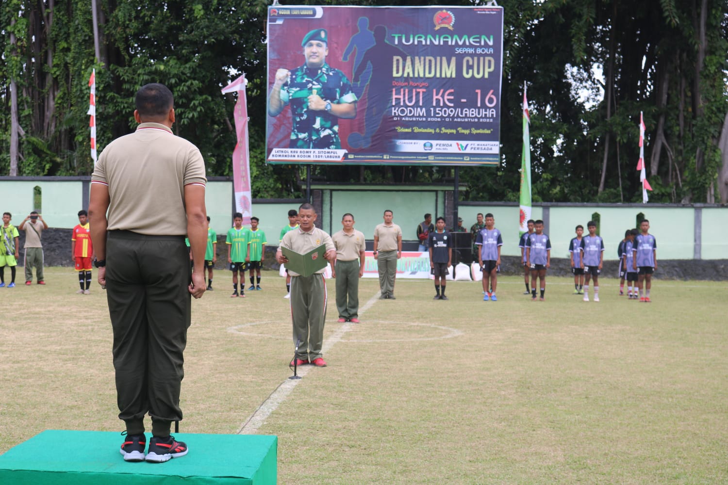 Open Turnamen Dandim cup I, Kodim 1509/Labuha. (Dok, Juliansyah)
