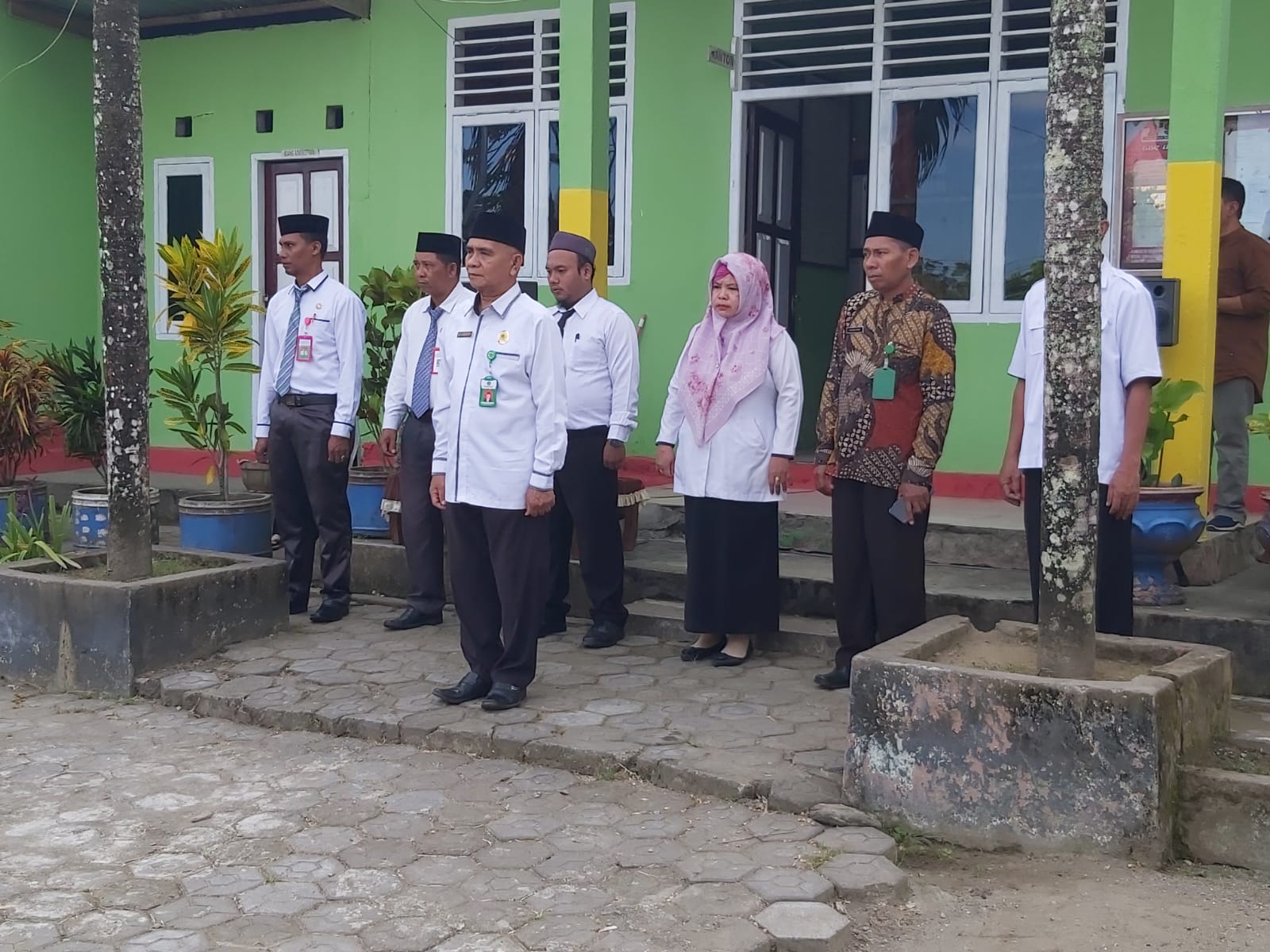 Pelaksanaan Asesmen oleh Kakankemenag Halsel bertempat di MTs Albadriah Kupal (dok, istimewa)
