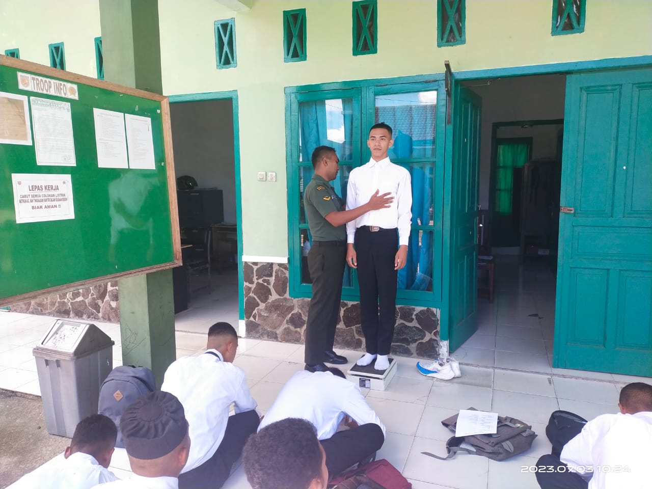 Peserta calon bintara