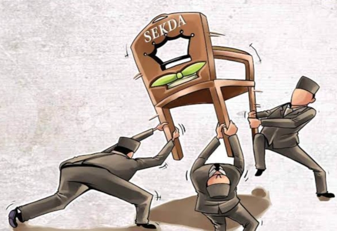 Foto Ilustrasi rebutan kurus jabatan Sekretaris Daerah (Sekda)