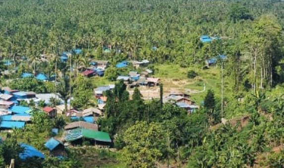 Tampak hijaunya lokasi tambang rakyat di Desa Kusubibi (foto_segmen)