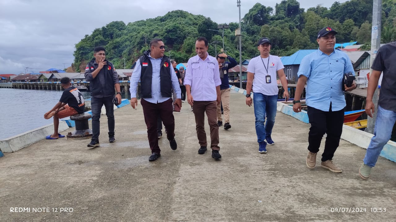 Tiga Pimpinan Bawaslu Turun gunung intip Pencoklitan di Desa Bajo (Dok:Sadam)