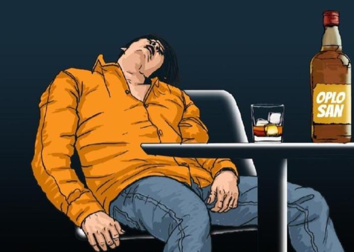 Ilustrasi Mabuk Minuman Keras