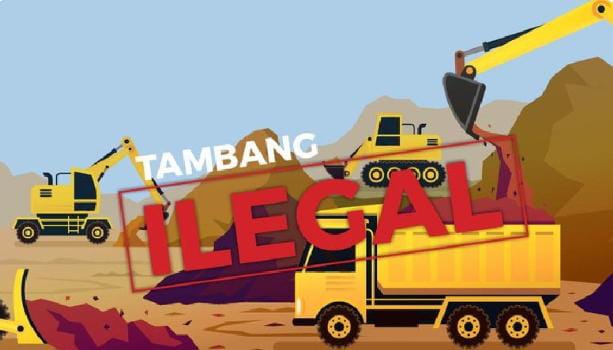 Ilustrasi tambang ilegal (Sadam//segmen)