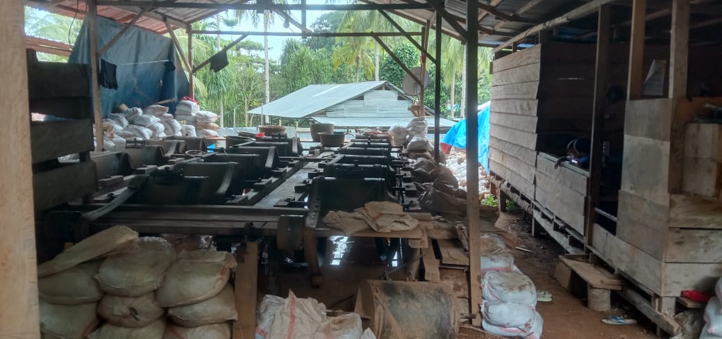 Tromol milik Arfan Ketua Pengusaha tromol di Manatahan (foto//Sadam)