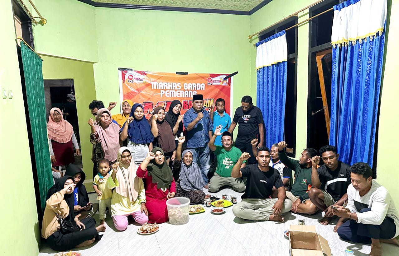 Pertemuan dengan tim pemenangan di Marabose (Dok//Sadam)