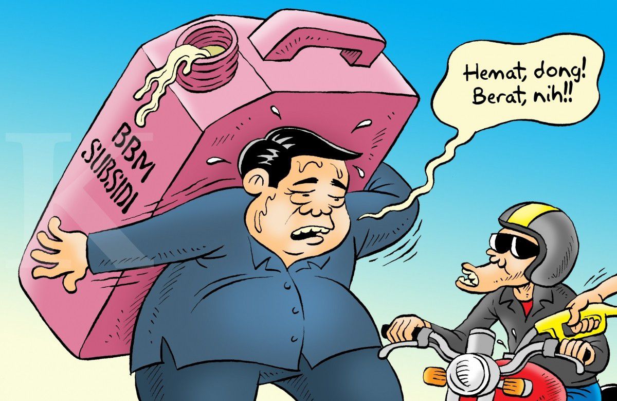 Ilustrasi Tarik BBM Subsidi (Dok//Sadam)