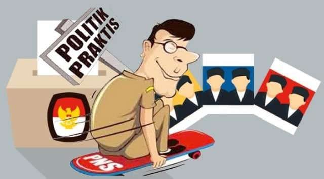 Ilustrasi ASN terlibat politik praktis (dok//jmg) 