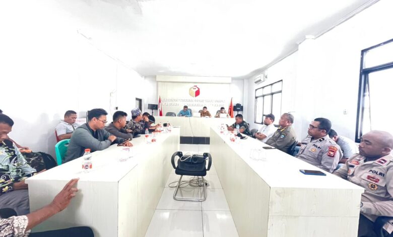 Rakor Pembentukan Pokja oleh Bawaslu Halsel (dok//jmg) 