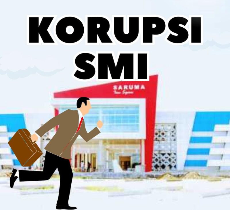 Ilustrasi Tindak Pidana Kejahatan Korupsi Anggaran Pinjaman SMI Halsel 150 Miliar (grafis//Sadam Hadi)