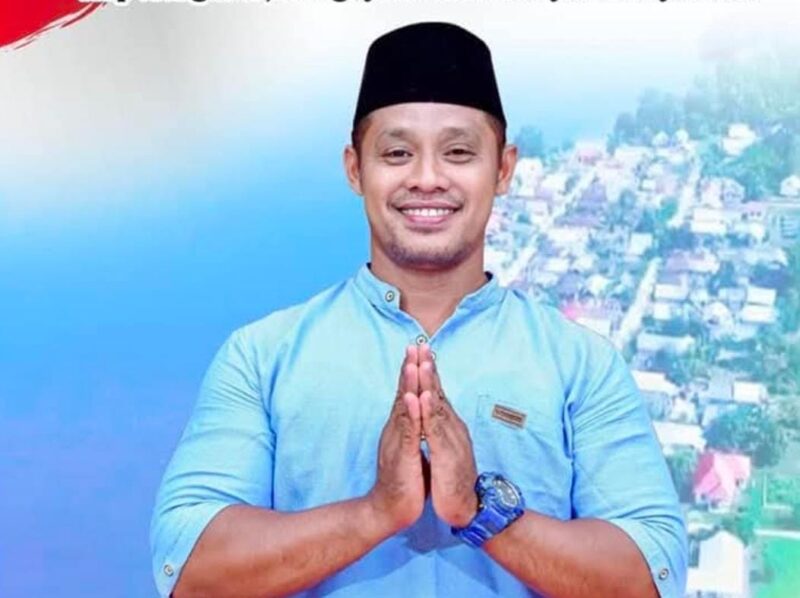 Fahmi Taher Kepala Desa Toin Tersangka kasus pengancaman pembunuhan terhadap Parto Nasir (dok//istimewah) 