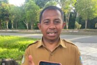 Kabid Pendapatan BPKAD Halmahera Selatan Sarjan Jafar. Foto Sadam|segmen