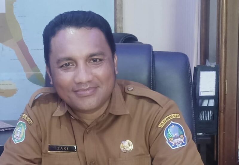 M. Zaki Abd Wahab, Kepala Dinas Pemberdayaan Masyarakat Desa Halmahera Selatan. Foto Sadam|Segmen