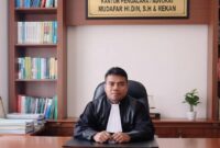 Mudafar Hi Din, S.H, Kuasa Hukum Pelapor. foto: Istimewah