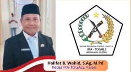 Halifat Wahid Barnabas Ketua IKA TOGALE Halsel. Foto: Istimewah