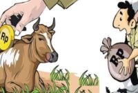 Pengadaan 34 Ekor Anakan Sapi-Kambing Sedot APBD Halsel 1.6 Miliar. Ilustrasi Sadam|Segmen