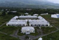 Pasar Tuwokona Bacan Selatan Dibangun Gunakan Dana Pinjam SMI 150 Miliar Kini Terbengkalai. foto detik.com