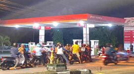 SPBU Labuha milik PT. Babang Raya. foto Sadam|Segmen