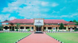 Kantor Polres Halmahera Selatan. foto Sadam Hadi|Segmen