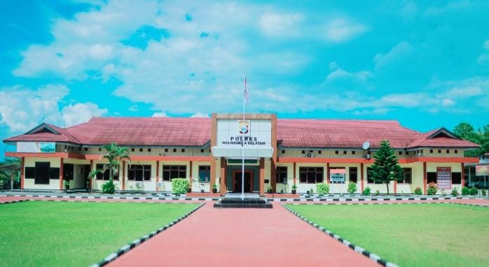 Kantor Polres Halmahera Selatan. foto Sadam Hadi|Segmen