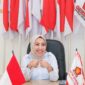 Rosita Syarif, Ketua Tunas Muda Indonesia Raya (TIDAR) Cabang Halsel. foto istimewah