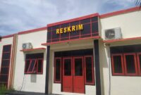 Kantor Sat-Reskrim Polres Halmahera Selatan. foto Sadam Hadi|Segmen