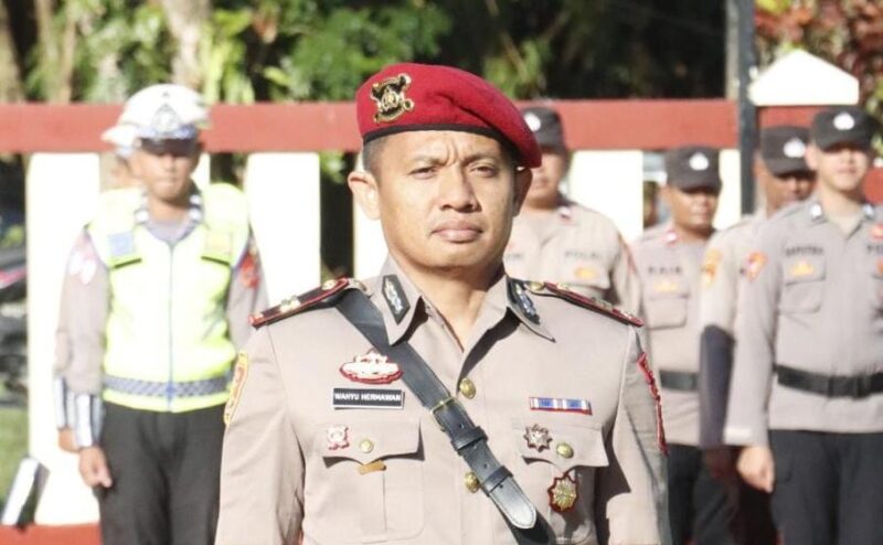 Kasat Reskrim Polres Halsel, IPTU Wahyu Hermawan. Foto Istimewah