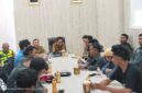 Hearing masa aksi PWI dan Wakil Bupati Halsel, Helmi Umar Mukhcin. Foto Sadam Hadi |Segmen