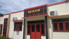 Kantor Satreskrim Polres Halmahera Selatan. Foto Sadam Hadi|Segmen