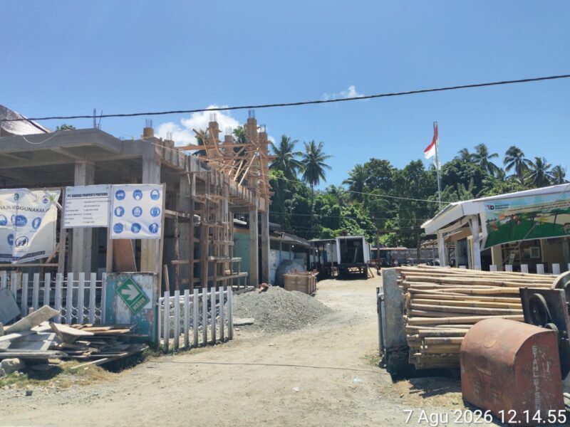 Kantor PLN Saketa, Kecamatan Gane Barat. foto Istimewah