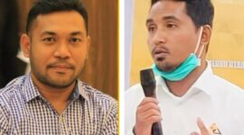 Kordinator KATAM Maluku Utara Muhlis Ibrahim dan Almun Madi Wakil Ketua PERHAPI Maluku Utara. Foto Istimewah