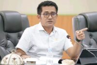 Safri Talib, S.H Ketua Komisi lll DPRD Halsel. Foto Istimewah
