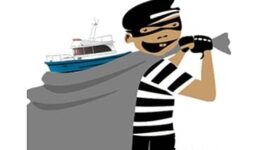 Ilustrasi Pencurian Kapal Tongkang