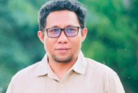 Ketua Persatuan Wartawan Indonesia, Kabupaten Halmahera Selatan, Samsudin Chalil, S.Ip. Foto Sadam Hadi|Segmen