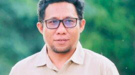Ketua Persatuan Wartawan Indonesia, Kabupaten Halmahera Selatan, Samsudin Chalil, S.Ip. Foto Sadam Hadi|Segmen
